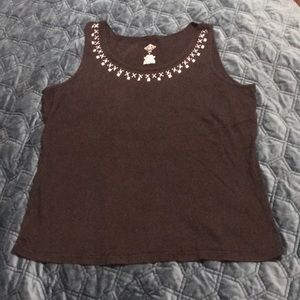 St. John’s Bay embellished tank top